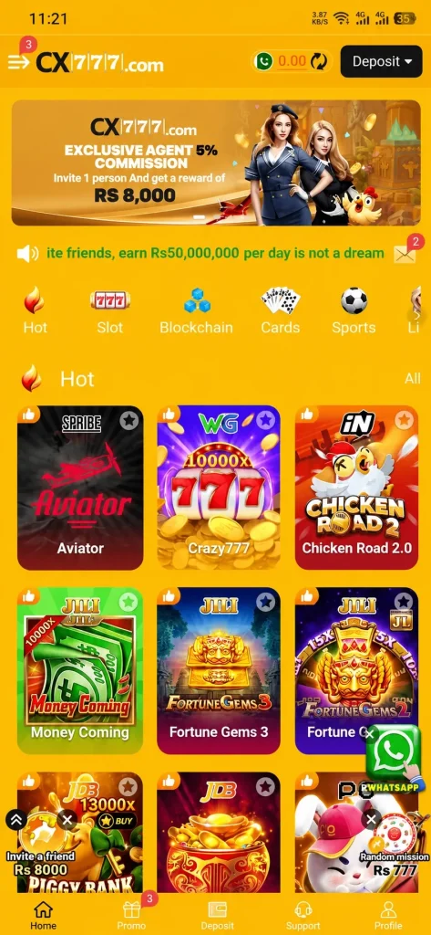 cx777 Game- dashborad image image